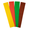 123ink autumn crepe paper set, 250cm x 50cm (4-pack)