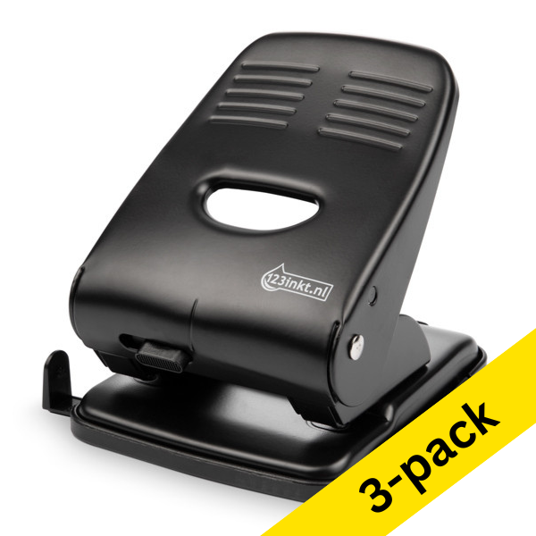 123ink black 2-hole punch (40 sheets) (3-pack) 302867 - 1