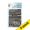 123ink black A-Z labels (3-pack) 301531 - 1
