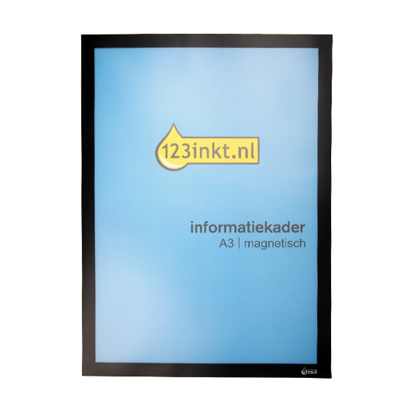 123ink black A3 magnetic information frame  301634 - 1