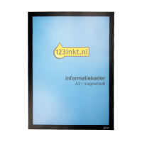 123ink black A3 magnetic information frame  301634