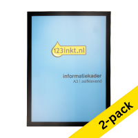 123ink black A3 self-adhesive information frame (2-pack) 487301C 301739