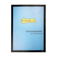123ink black A3 self-adhesive information frame  301632