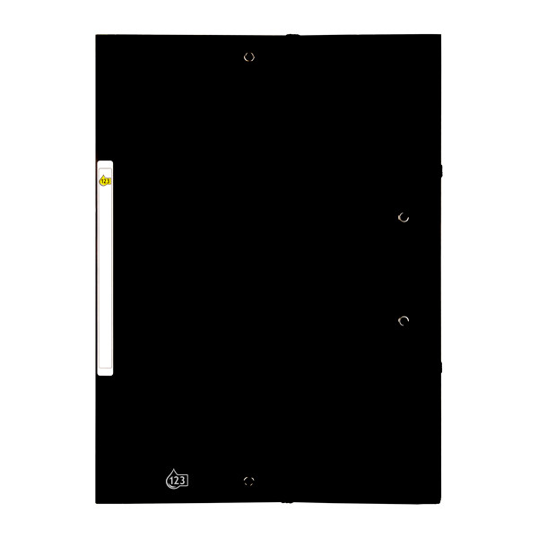 123ink black A4 cardboard elastomer folder 400116306C 55501EC 390530 - 1