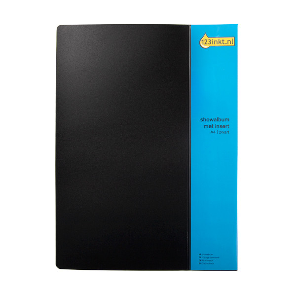 123ink black A4 display folder (10-pages)  301590 - 2