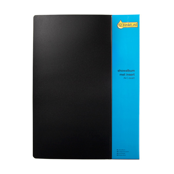 123ink black A4 display folder (20-pages)  301591 - 2