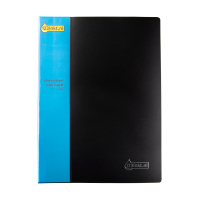 123ink black A4 display folder (20-pages) 301591