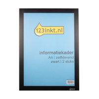 123ink black A4 self-adhesive information frame (2-pack) 487201C 301245