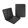 123ink black A4 writing folder with zipper 3630C 302249 - 1