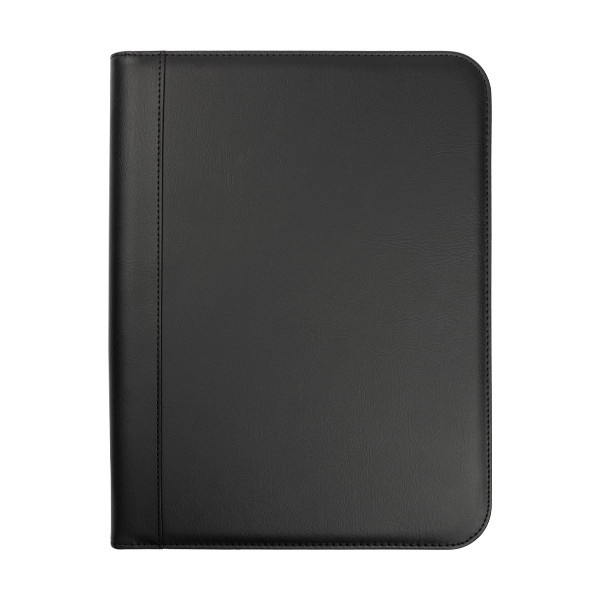 123ink black A4 writing folder with zipper 3630C 302249 - 2