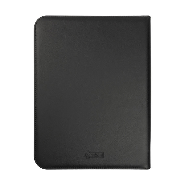 123ink black A4 writing folder with zipper 3630C 302249 - 3