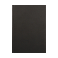 123ink black A5 hardcover sketchbook (80 sheets) K-5585C 301414