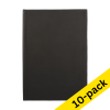 123ink black A5 lined bound book (10 x 80 sheets) 301413 - 1