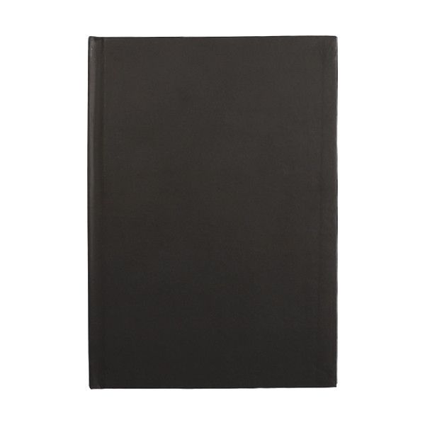 123ink black A5 lined bound book (80 sheets) 301412 - 1