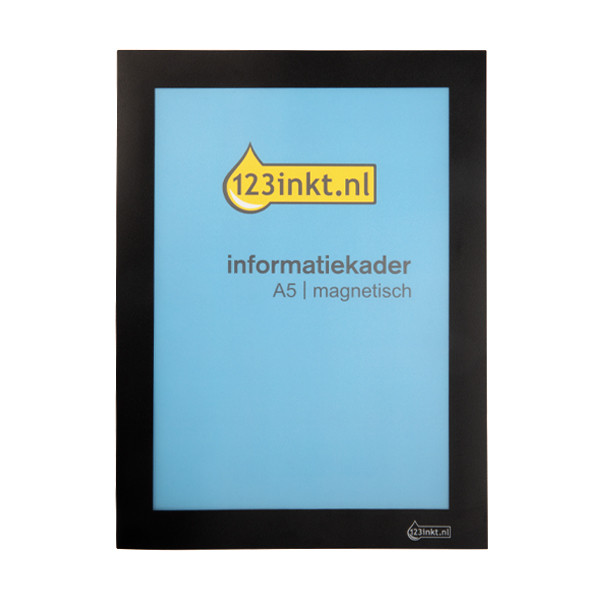 123ink black A5 magnetic information frame  301635 - 1