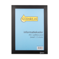 123ink black A5 self-adhesive information frame (2-pack) 487101C 301247