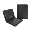 123ink black A5 writing folder with zipper and calculator 3685C 302257 - 1