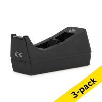 123ink black adhesive tape holder (3-pack)  302660
