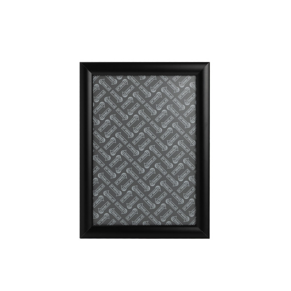 123ink black aluminum A4 snap frame 302581 - 1