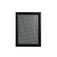 123ink black aluminum A4 snap frame 302581