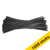 123ink black cable tie, 200mm x 3.6mm (1000-pack)