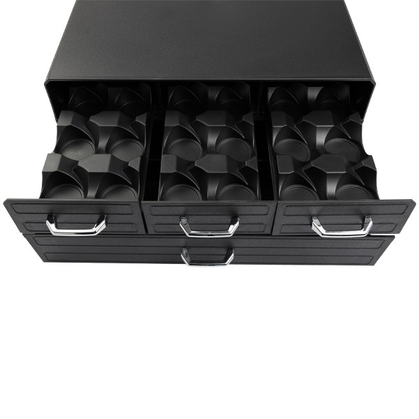 123ink black coffee capsule holder with 4 drawers 302559 - 6