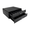 123ink black coffee capsule holder with double drawer 302557 - 3