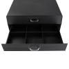 123ink black coffee capsule holder with double drawer 302557 - 4