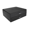 123ink black coffee capsule holder with double drawer 302557 - 1