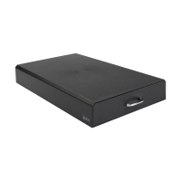 123ink black coffee capsule holder with drawer 302560