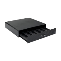 123ink black coffee capsule holder with drawer 302556