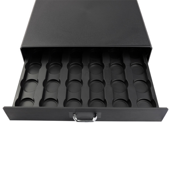 123ink black coffee capsule holder with drawer 302556 - 3