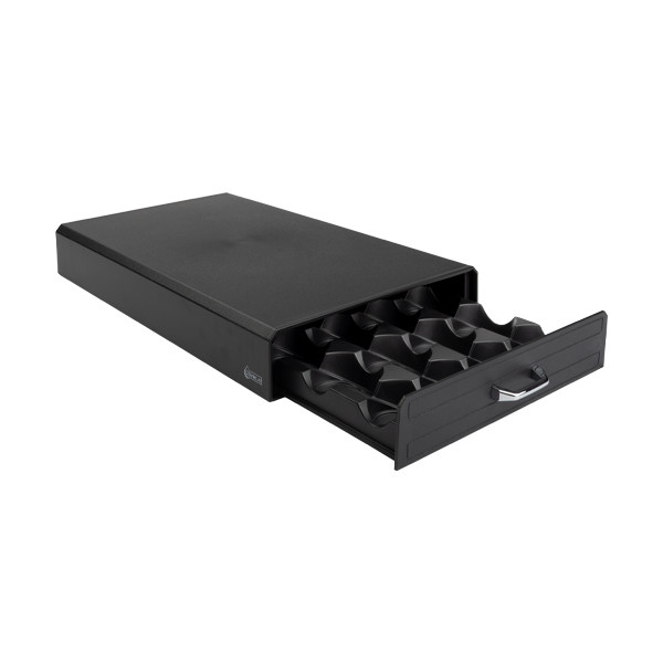 123ink black coffee capsule holder with drawer 302558 - 2