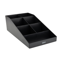 123ink black desk organiser 302730