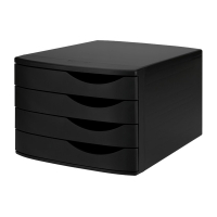 123ink black drawer unit (4 drawers) 300277