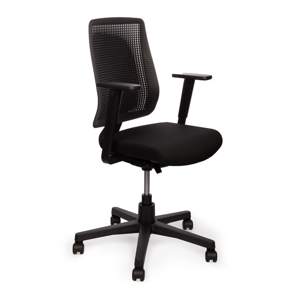 123ink black ergonomic office chair  300418 - 1
