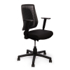 123ink black ergonomic office chair  300418