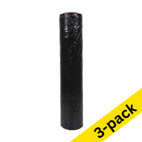 123ink black hand wrapping film, 50cm x 300m (3-pack)