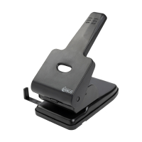 123ink black heavy duty 2-hole punch (60 sheets) 302172