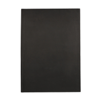 123ink black lined bound book, 80 sheets  301408