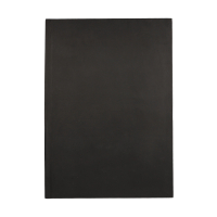123ink black lined bound book, 80 sheets 301408