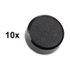 123ink black magnets, 15mm (10-pack)