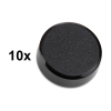 123ink black magnets, 20mm (10-pack)