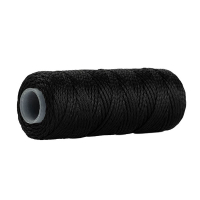 123ink black mason's twine on spool, 1.1mm x 50m 303045