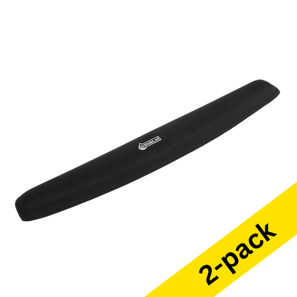 123ink black memory foam keyboard wrist rest (2-pack) 302865 - 1
