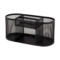 123ink black mesh desk organiser  390618