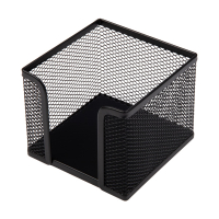 123ink black mesh memo cube  390619