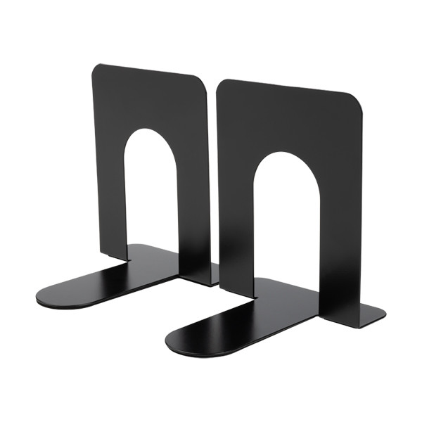 123ink black metal bookend, 14.5cm x 12cm x 15.2cm (2-pack) 3506290C 301315 - 4
