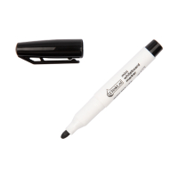123ink black mini whiteboard marker (1mm round) 4-366001C 390566