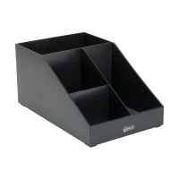 123ink black organiser (4 compartments) 302565